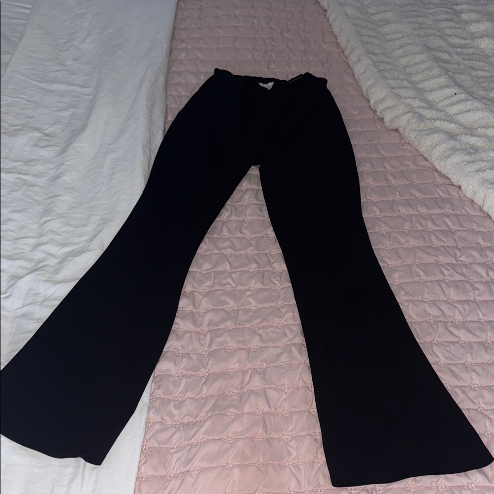 Black Flared Pants